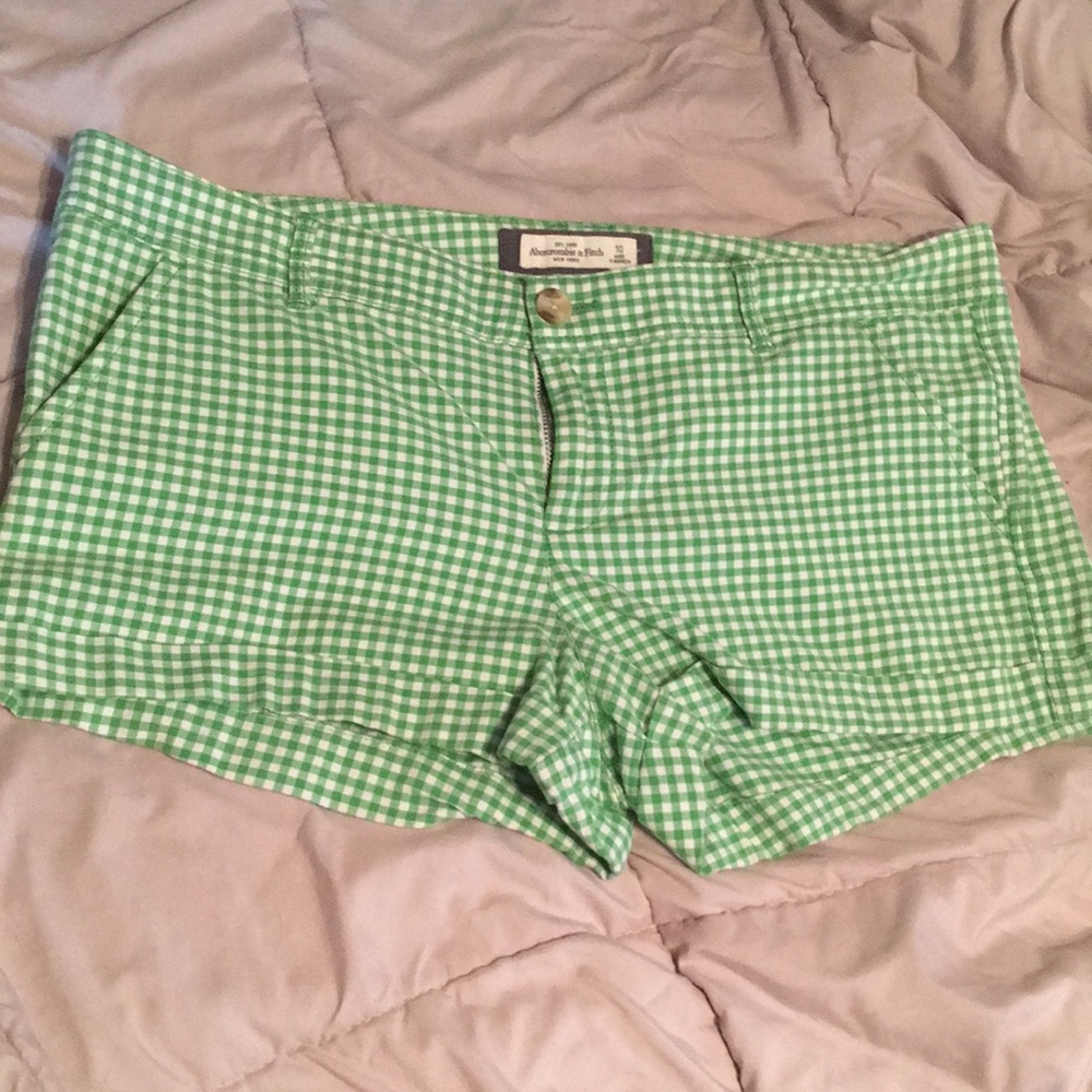 Abercrombie and Fitch plaid shorts